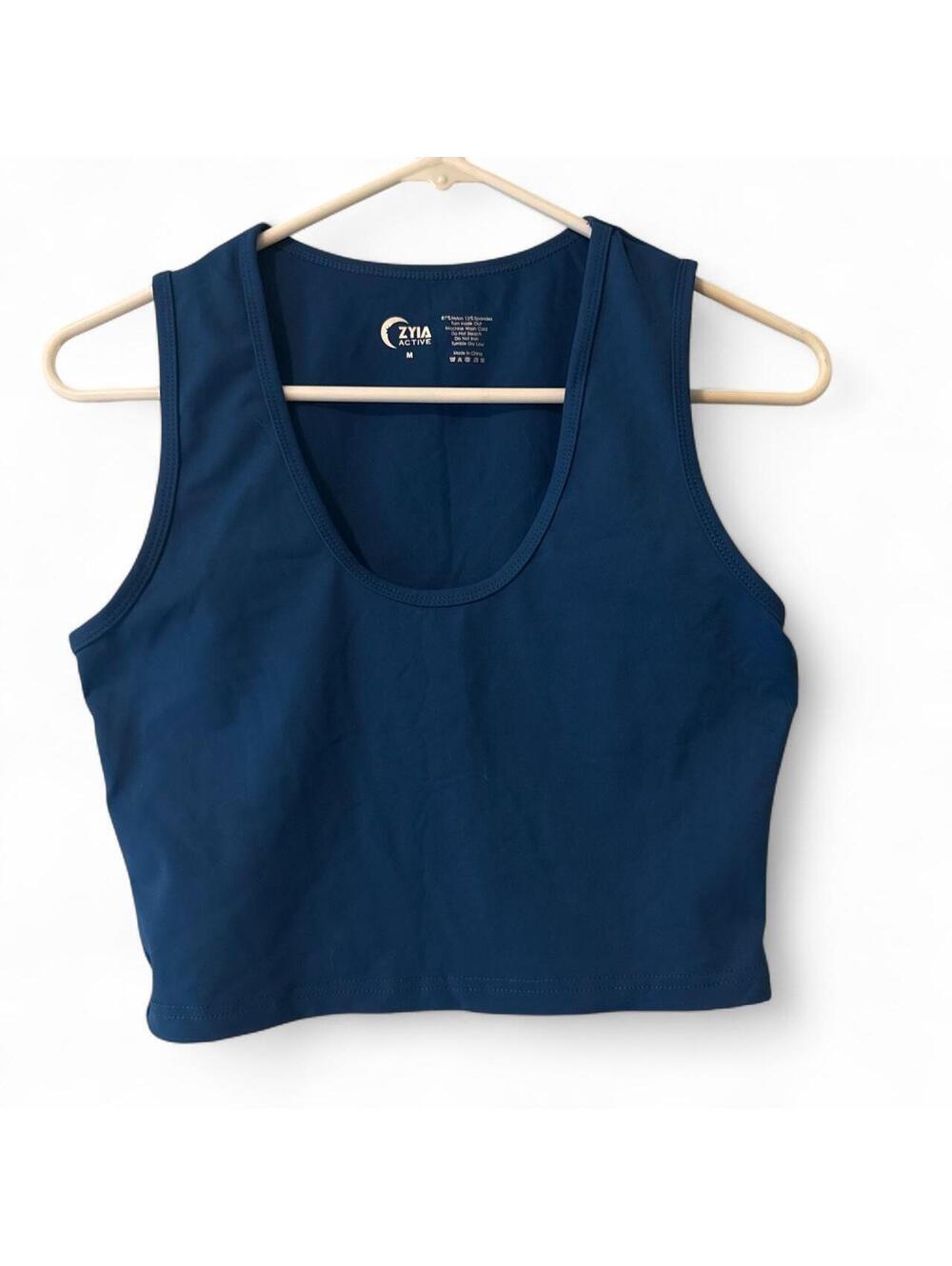 Zyia Active blue sports bra size M